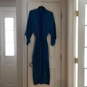 Vintage Japanese silk bathrobe